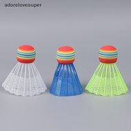 AD1MY 1Pc Colorful Badminton Balls Portable Shuttlecocks Foam Ball Head Plastic Ball Badminton Outdoor Family Movement Supplies Martijn