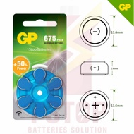 [GENUINE] GP (10/PR70/A10)(13/PR48/A13)(312/PR41/A312)(675/PR44/A675)Zinc Air Hearing Aid Batteries 