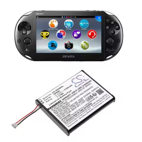 Cameron Sino Game Console Battery For Sony:4-451-971-01,SP86R,PS Vita 2007,PSV2000,PCH-2007,--2100mA