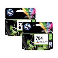 HP 704 BLACK / COLOR / Ink Cartridge For PRINTER 2010 / 2060