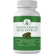 PURE ORIGINAL INGREDIENTS Green Coffee Bean Extract, (100 Capsules) Always Pure, No Additives Or Fil