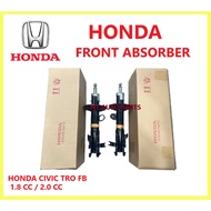 100% HONDA ABSORBER DEPAN FRONT HONDA CIVIC TRO FB 1.8 2.0 CC FB2 FB3 FRONT DEPAN SHOCK ABSORBER DEPAN KYB TOKICO SHOWA