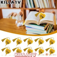 KILLA1V Bodhi Leaf Bookmarks, The Twelve Zodiac Handmade Leaf Vein Bookmark, Fashion Good Meaning Le