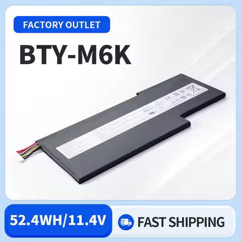 Somi BTY-M6K Laptop Battery for MSI MS-17B4 MS-16K3 GF63 Thin 8RD 8RC GF75 Thin 3RD 8RC 9SC GF65 Thi