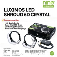Shroud 5D 3 Inch 2.5 Inch Biled Crystal Angel Eyes 5D 3 Light Mode App RGB SD3nine luximos