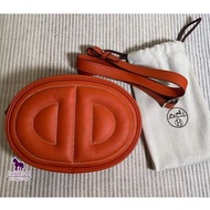 Hermes 豬鼻腰包 In the Loop belt bag Terre Battue