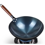32cm wok pan heavy duty carbon steel wok pan