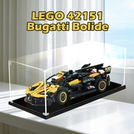 Lego Transparent Acrylic Display Box For Lego 42151 Bugatti Bolide Popmart Figurine Labubu Zimomo fo