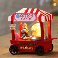 Christmas Decoration - Cotton Candy Booth with Turning Function 2XAAA/ not included