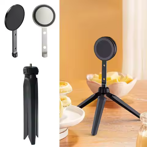 Mobile Phone Holder Suitable For Mobile Photo Aids Double Sided Magnetic Suction Holder Adapted To A