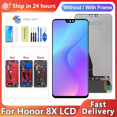 6.5'' OLED For honor 8X LCD Display Touch Screen Digitizer assembly replacement JSN-L22/L42/L11/L21/