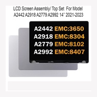 Top Set / LCD Screen Assembly For Model 14" A2442 A2779 A2918 A2992 2021-2023