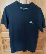 Uniqlo x doraemon 多啦A夢 louvre pyramid black t-shirt 黑色上衣 恤衫