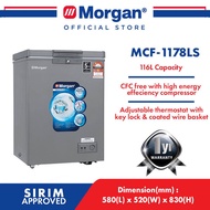 MORGAN MCF-1178LS116L DUO FUNCTION CHEST FREEZER/FRIDGE#SIMILAR MECK CHEST FREEZER 80L MFZ-80R6