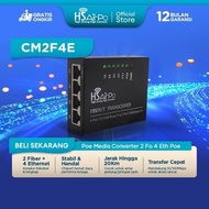 HSAirPo CM2F4E Poe Media Converter 2xFO 4xETH POE