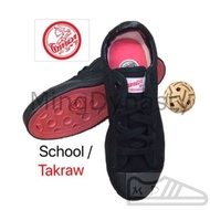 [ORIGINAL WARRIOR][SIZE34-44] WARRIOR Takraw Shoes Kasut Takraw Canvas Shoes