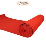 LOVIVER Red Carpet Aisle Runner Rug Party Polyester Celebration Runner Nonslip Event Carpet DIY Fabr