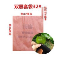 【現貨】柚子套袋 紅心蜜柚防蟲防鳥3層2層三紅早熟沙田柚水果 專用保護袋