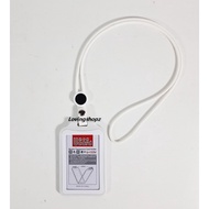 JQ51 Rubber Button Id Card - White