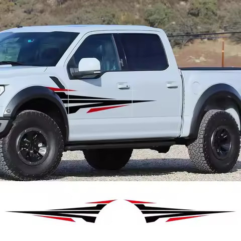 2Pcs Pickup Stickers For Ford F 150 Ranger Chevrolet Silverado Toyota Hilux Dodge Ram 1500 Isuzu Dma