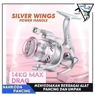 Reel haut ton SW power handle size 3000 | Silver wings reel from hautton