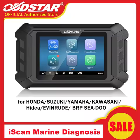 OBDSTAR iScan Marine Motor Diagnostic Scanner for HONDA/SUZUKI/YAMAHA/KAWASAKI/ Hidea/EVINRUDE/ BRP 