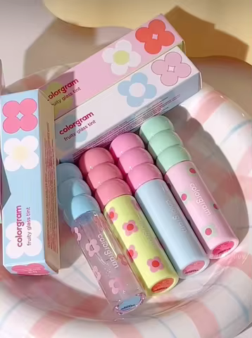 Colorgram Sugar gourd Lip Glaze Bright Pink Hydrating Mirror Lip Gloss Beep Lip Lipstick