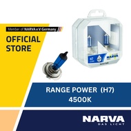 NARVA Germany H7 Range Power White 4500K Halogen Headlight Bulb (12V 65W)