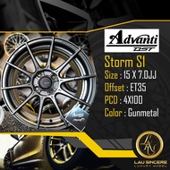 Advanti Storm S1 15 X 7.0JJ 4X100 Gunmetal