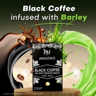 IAM Amazing Black Coffee Powder Mix with Organic Barley (10 Sachets) Authentic Maritoni Fernandez Ba