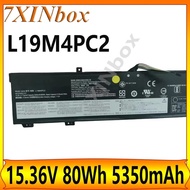 7XINbox L19C4PC2 L19M4PC2 15.36V 80Wh 5350mAh Laptop Battery for Legion 5 7 15ARH05 5i 15IMH05H