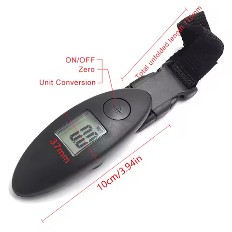 40kg/100g Travel Digital Hanging Scale Luggage Scale Electronic Pocket Scale Portable Luggage Scale 