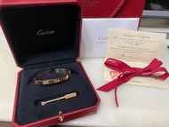 Cartier  玫瑰金手環