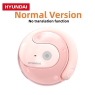 AI Hyundai HY T26 Pro ปลดล็อกหูฟังไร้สายฟรีสำหรับการฟังเพลงโทร รองรับการแปล Bluetooth 75 ภาษาและบทสร