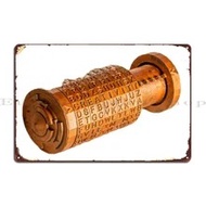Cryptex Da Vinci Metal Plaque  Classic  Funny Kitchen Tin Sign Poster for Home Decor  Wall Art  Uniq