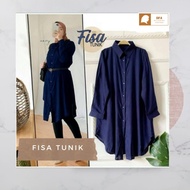 BAJU ATASAN WANITA TERBARU FISA TUNIK KATUN MUSLIM