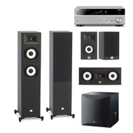 Yamaha RX-V385 + JBL Stage A180 5.1 channel speaker (A120/SW100)