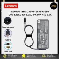 LENOVO TYPE-C TYPE C ADAPTER 45/65W 20V 3.25A / 15V 3.0A / 9V 2.0A / 5V 2.0A LAPTOP NOTEBOOK CHARGER