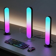AOC RGB Smart Light Bars for Ambient Setup, Music Sync, App & Voice Control, Color-Changing LED Lamp
