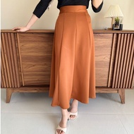 NEW PRODUCT HARUKA SKIRT - KOREAN LOOSE MAXI SKIRT WOMEN'S ANTI-WRAP POLYESTER SKIRT - FLARE SKIRT