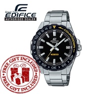 (READY STOCK) Official Marco Warranty CASIO Edifice EFV120DB 1A Analog Edifice 100% ORIGINAL