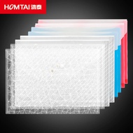 Fail Dokumen Panjangan fail buku sekolah Hongtai a4 beg data telus folder beg fail plastik beg plast