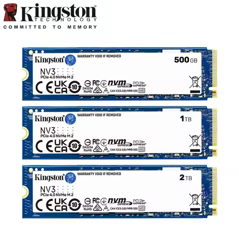 Kingston NV3 SSD 1TB 2TB NVMe PCIe Gen 4.0x4 Solid State Drive M.2 2280 Internal SSD nvme m2 for Des