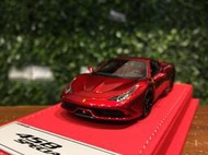 1/43 HH Model Ferrari 458 Speciale Rosso Fuoco【MGM】