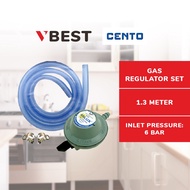 CENTO 1.3m Low Pressure Gas Regulator Set GR-WH.CLIP