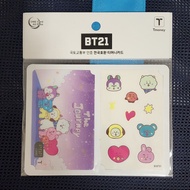 全新 韓國 交通卡 T Money BT21 BTS 漸變效果