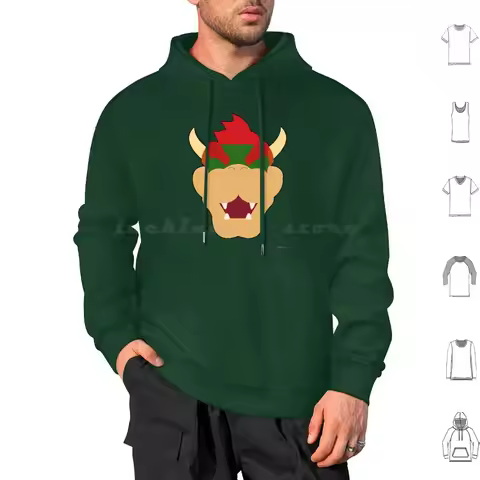 The Hoodie Cotton Long Sleeve Bowser Bowser Jr Bowser Short Bowser Junior Shorts L Girl Bowser Cmb B