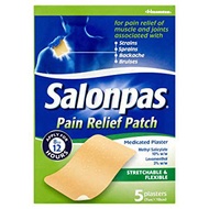 SALONPAS PAIN RELIEF PATCH 5'S