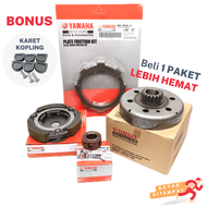 PAKET KOMPLIT MANGKOK 18T + BONUS KARET KOPLING JUPITER Z VEGA R OLD NEW + KAMPAS GANDA JUPITER BURHAN + PLAT KOPLING + CAGE BENTENGAN / PRODO GANDA KOPLING / BAK RUMAH MANGKOK GANDA SATU SET JUPITER Z / MANGKOK OTOMATIS