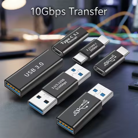 USB 3.0 Female to Female/Type C to USB 3.0 Adapter, OTG, USB C Type C, Male to Female Converter Conn